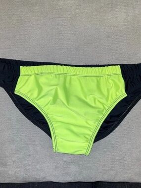 Barcode Berlin Green Black Swim Brief (S)